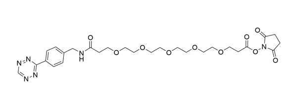 Tetrazine-PEG5-NHS Ester